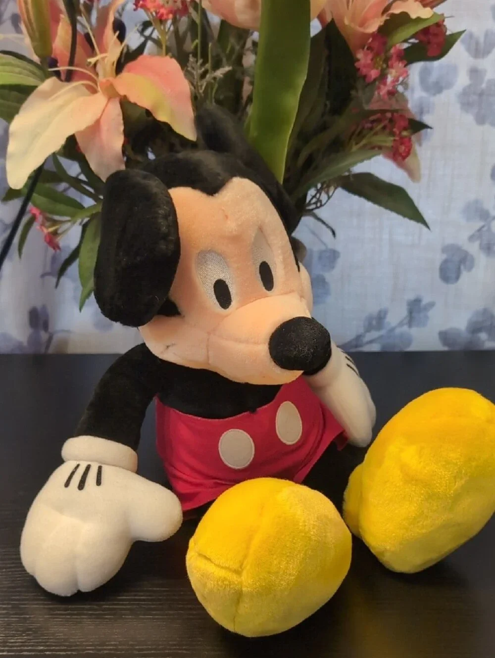 Disney Mickey Mouse Plush - Black, Red, Yellow